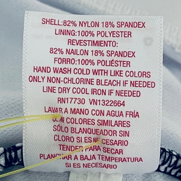 Ingrid & Isabel Maternity Tankini Womens Size L Striped Built-In Bra Stretch - Picture 10 of 11